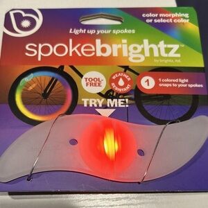Spokebrightz Bike Light Water Resistant For Bicycle Wheel Spook New
